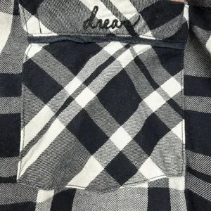 Victoria's Secret Pajamas Womens XS Black White Plaid Flannel Sleepwear Set thumbnail 3