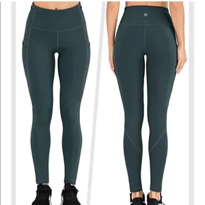 IUGA Yoga Green Butt Lift Leggings XSMALL High Waist Pockets thumbnail 2