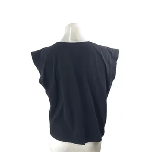 Ann Taylor LOFT Women's Black Sleeveless Basic Casual Muscle Tee Tank Top Size M thumbnail 3