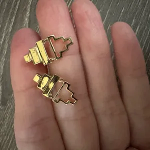 Gorjana Peytin Hinged Stud Earring 18K Gold Plated thumbnail 7
