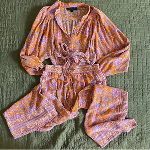 Rachel Roy Boho Crop Top & Pants Set thumbnail 1