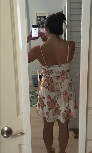 Hello Molly Velvet Floral Mini Dress thumbnail 2