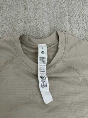 Lululemon Cropped Swiftly Tech Short Sleeve thumbnail 3