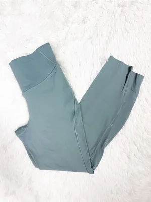 Lululemon In Movement Tights Size 6 Teal 25” Leggings Everlux thumbnail 5