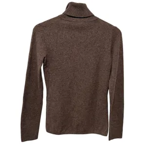 J.Crew Womens 100% Cashmere Turtleneck Sweater Sz S Brown Preppy Pullover thumbnail 2