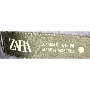 ZARA Women’s Blue Button Down Shirt Size S Long Sleeve Collared Top thumbnail 5