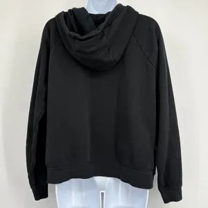 Nike Hoodie Women M Black Funnel Neck Essential Fleece Pullover BV4116 Gym Yoga thumbnail 4