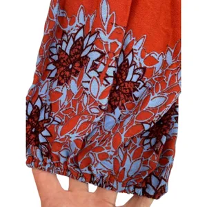 Free People Birds of A Feather Boho V-Neck Balloon Sleeve Blouse Top Size Small‎ thumbnail 11
