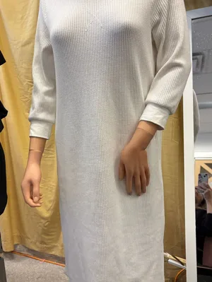 Roolee‎ Elegant Cream Long Sleeve Dress thumbnail 1