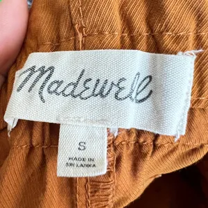 Madewell Dunaway Paperbag Pants Size Small Workwear‎ Mustard Casual thumbnail 4