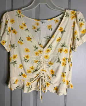 Floral American Eagle Top thumbnail 1