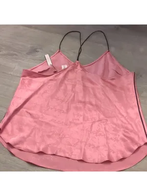 Victoria's secret pink cami lingerie top size large thumbnail 6