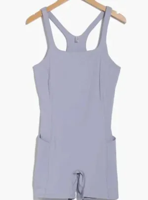 NWT Free People Never Better Runsie Romper Small, PLATINUM thumbnail 10