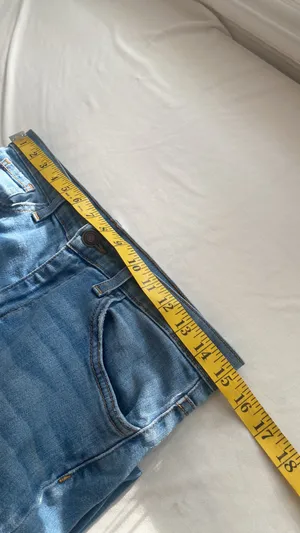jeans mid rise ankle skinny distressed button/zip 5 pocket Size 29 thumbnail 5