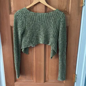 Urban Outfitters Size Extra Small XS Green Knit Women's Sweater thumbnail 7