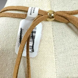 Free People Heatwaves Choker in Top Shell NWT Shells Leather Suede Bohemian thumbnail 11
