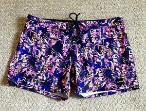 Hurley Pink Abstract Floral Boardshorts thumbnail 1