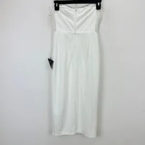 Lulus Loving the Feeling White Strapless Bodycon Midi Dress Cocktail XS NWT thumbnail 11