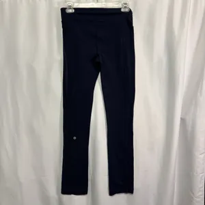 Lululemon Women’s Presence Pants Size 6 Navy Full Length Yoga Workout Gym thumbnail 8