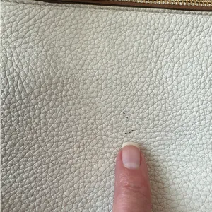 Tory Burch Frances Satchel‎ Colorblock Leather Navy Cream Tan thumbnail 15