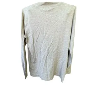 Sisters size M Taupe sweater relaxed fit viscose blend closet staple preppy thumbnail 3