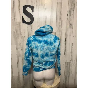 Blue hoodie sweater Blue thumbnail 6