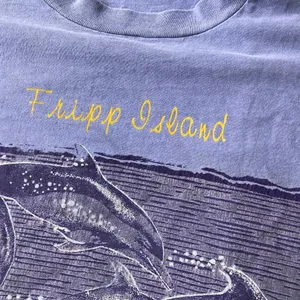 Fripp Island SC T Shirt Dolphins Ocean Vintage 90s thumbnail 3