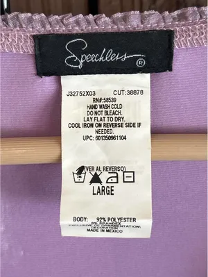 Speechless 2 Piece Set Large Top & Small Skirt Lilac Fairycore Vintage Y2K thumbnail 6
