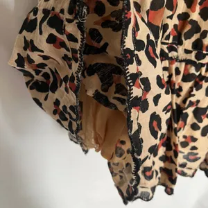 Urban Outfitters Leopard Babydoll Mini Dress XS Y2K Coquette Indie Grunge Tan thumbnail 8