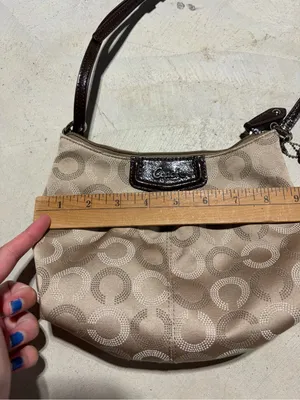 Coach Signature Ashley Crossbody Bag tan thumbnail 8
