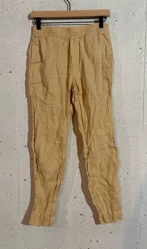 H&M Linen Tapered Trousers | Size: XS thumbnail 1