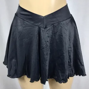 Zuliana Black V-Waist Ruffle SkirtNew With Tags thumbnail 1