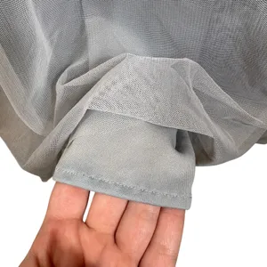 Birdy Grey Christina Convertible Bridesmaid Dress Silver Tulle Maxi Size‎ Large thumbnail 6