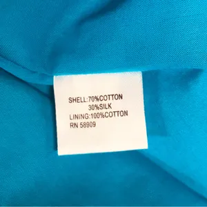 ANTONIO MELANI Puff Sleeve Midi Dress Small Turquoise‎ Blue Tiered Silk Cotton thumbnail 10