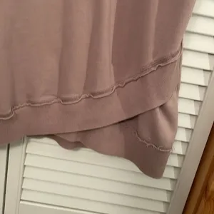 Maurice’s 1X lilac purple short sleeved sweatshirt thumbnail 5