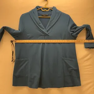 Susan Graver Womans Tunic Sweater Size 2X Shawl French Terry Comfy Warm Cozy‎ thumbnail 12