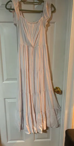 Altar'd State White Maxi Dress thumbnail 1