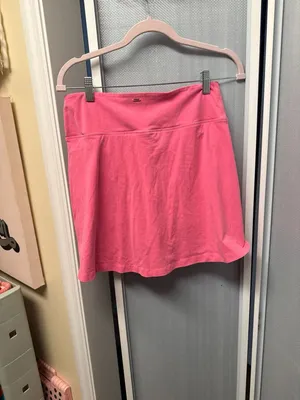 PINK Victoria's Secret V-Waist Athletic Skort with Pockets in Hot Pink thumbnail 4