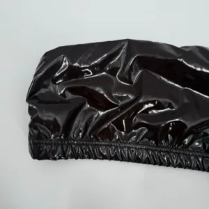Good American Bikini Top Size Medium Faux Patent Leather Bandeau NWT Swim Brown thumbnail 3
