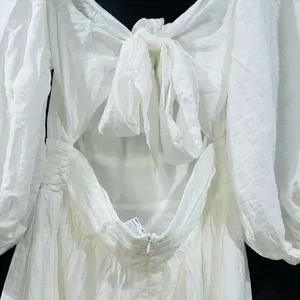Elegant White Dress Size 10 thumbnail 9