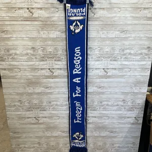 Tennessee Special Olympics Scarf Freeze For A Reason Blue White Knit Polar Bear‎ thumbnail 3