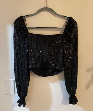Windsor Long Sleeve Sparkle Top thumbnail 3