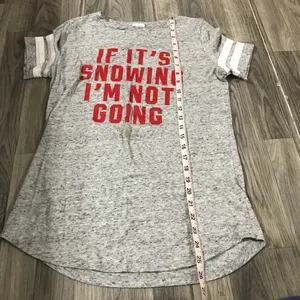 Victoria’s Secret PINK Grey T-Shirt; size small women’s thumbnail 5
