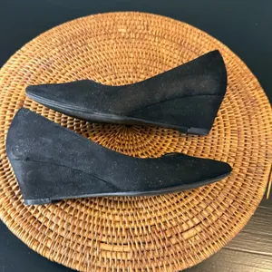 CL by laundry Chic Black Women's wedges size‎ 8.5 wide thumbnail 7