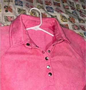 Pink Snap Pullover thumbnail 2