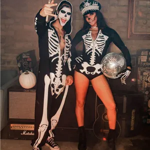 Tipsy Elves Sexy Skeleton Bodysuit Costume - Size M - Black - NWT‎ thumbnail 10