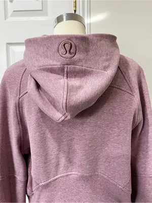 Lululemon Scuba Oversized Half-Zip Hoodie Heathered Pink Taupe Size XS/S Fleece thumbnail 11