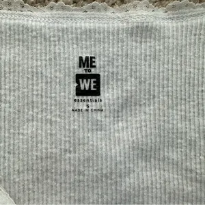 Me to We White Crop Top thumbnail 6