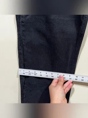 Reformation Wilder High Rise Wide Leg Jeans black size 28 EUC thumbnail 6