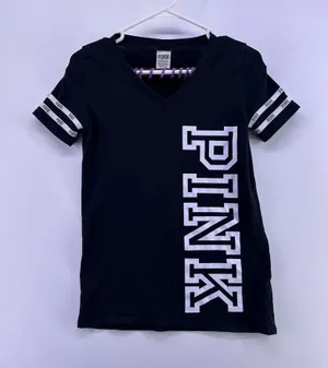 Black and White VS Pink Tshirt Size XS thumbnail 1